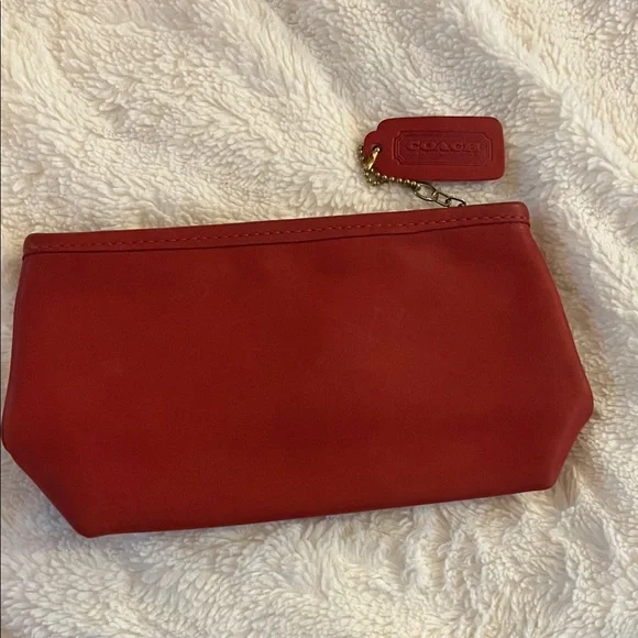 Coach Vibrant Red Coin purse - Picture 1 of 4